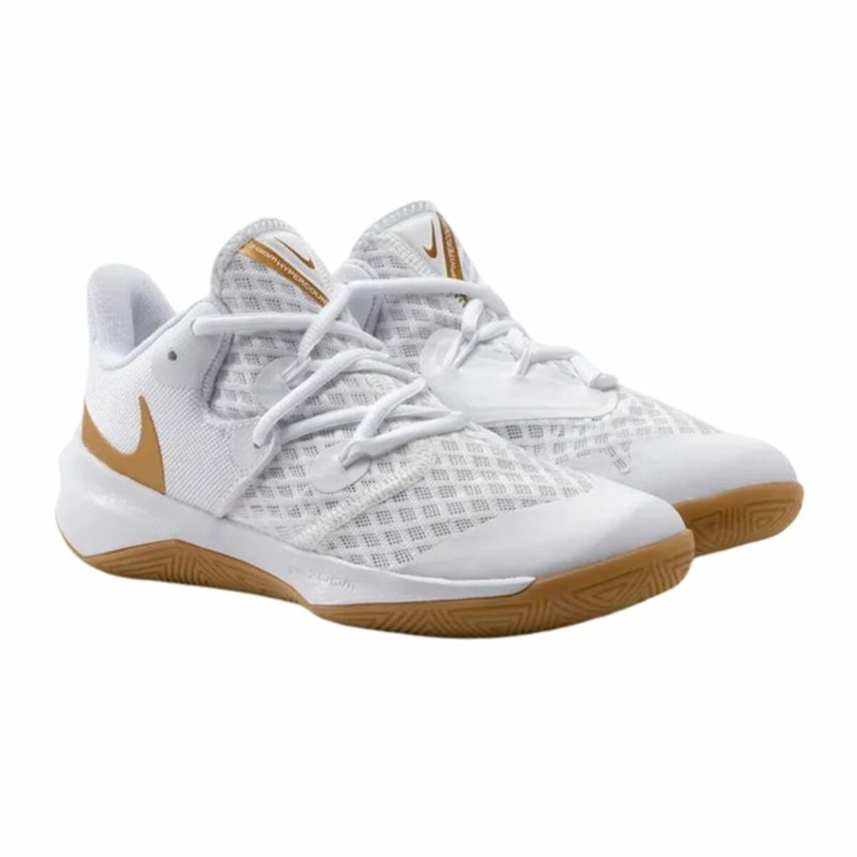 Basketball Shoes for Adults Nike Zoom Hyper Speed Court White-2