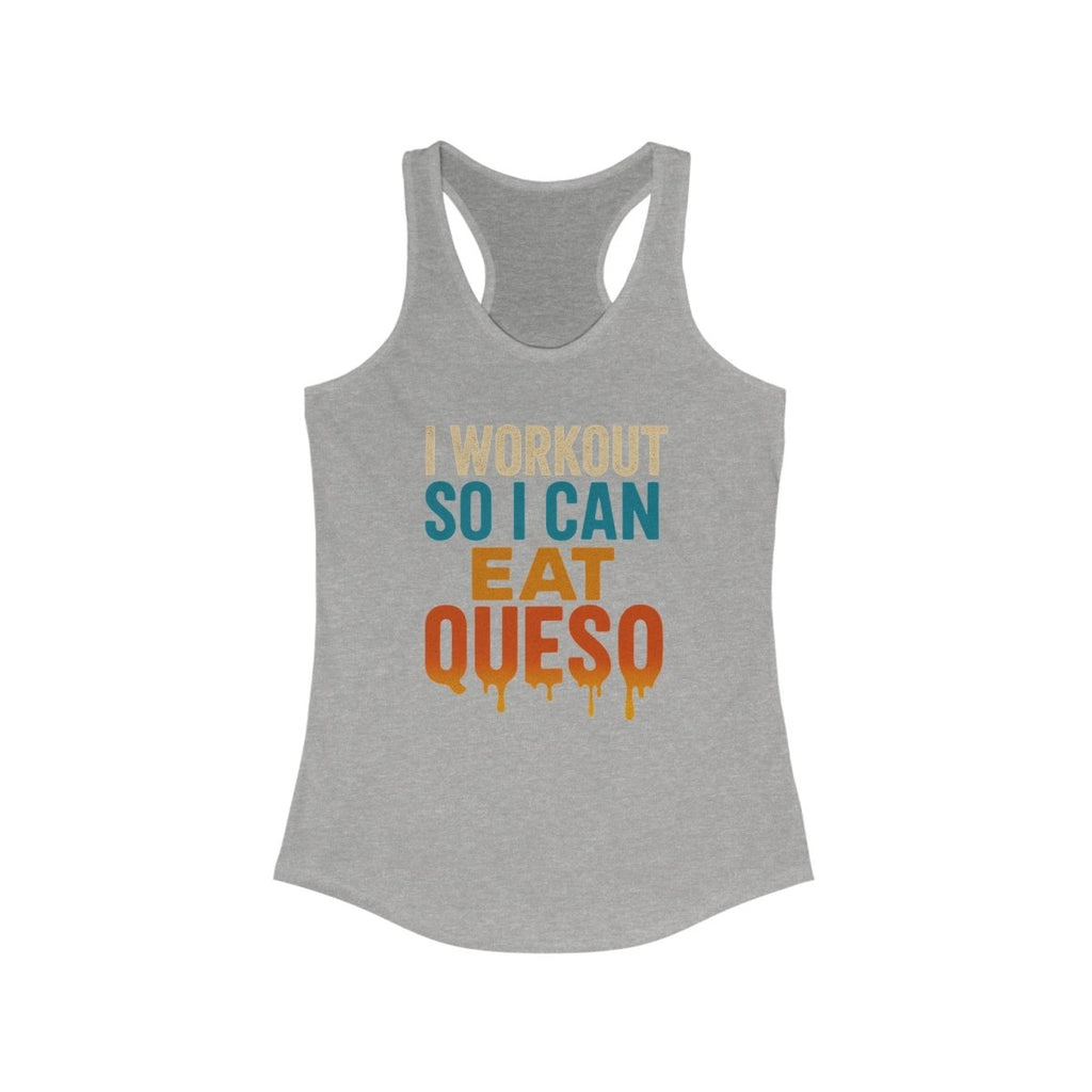 Racerback Queso Tank for Women - Fitness Workout Tee - TR3ND COLLECTIVE
