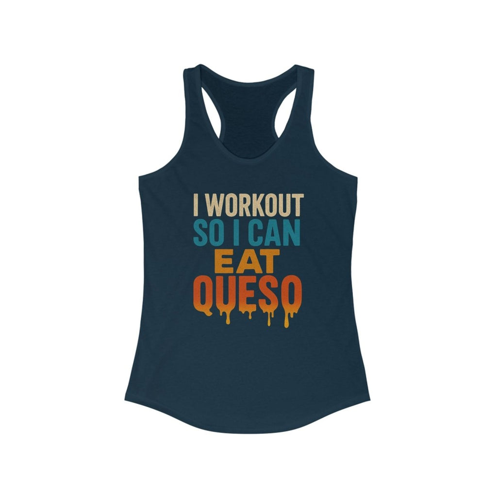 Racerback Queso Tank for Women - Fitness Workout Tee - TR3ND COLLECTIVE