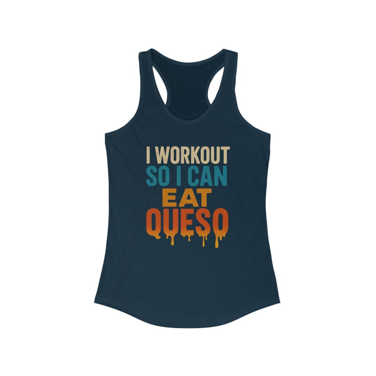 Racerback Queso Tank for Women - Fitness Workout Tee - TR3ND COLLECTIVE