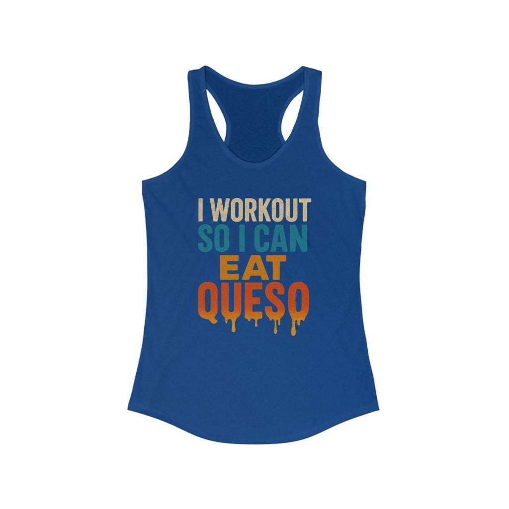 Racerback Queso Tank for Women - Fitness Workout Tee - TR3ND COLLECTIVE