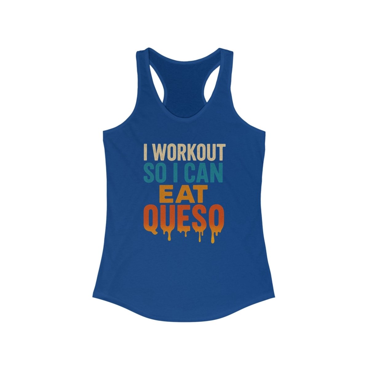 Racerback Queso Tank for Women - Fitness Workout Tee - TR3ND COLLECTIVE