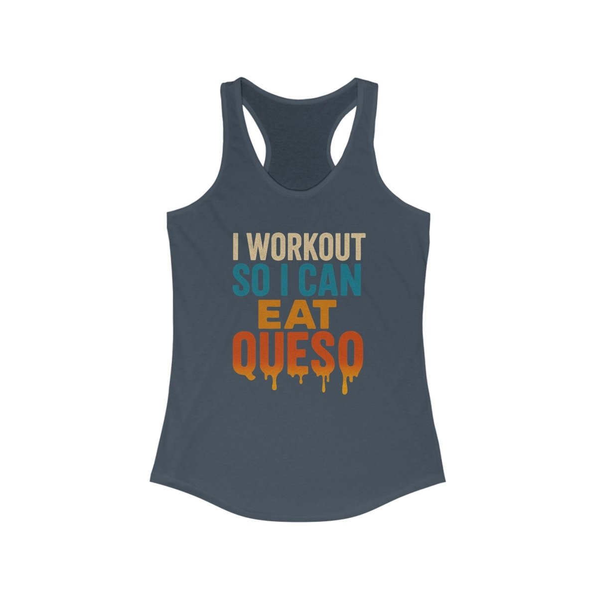 Racerback Queso Tank for Women - Fitness Workout Tee - TR3ND COLLECTIVE