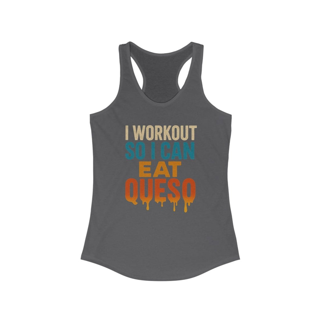 Racerback Queso Tank for Women - Fitness Workout Tee - TR3ND COLLECTIVE