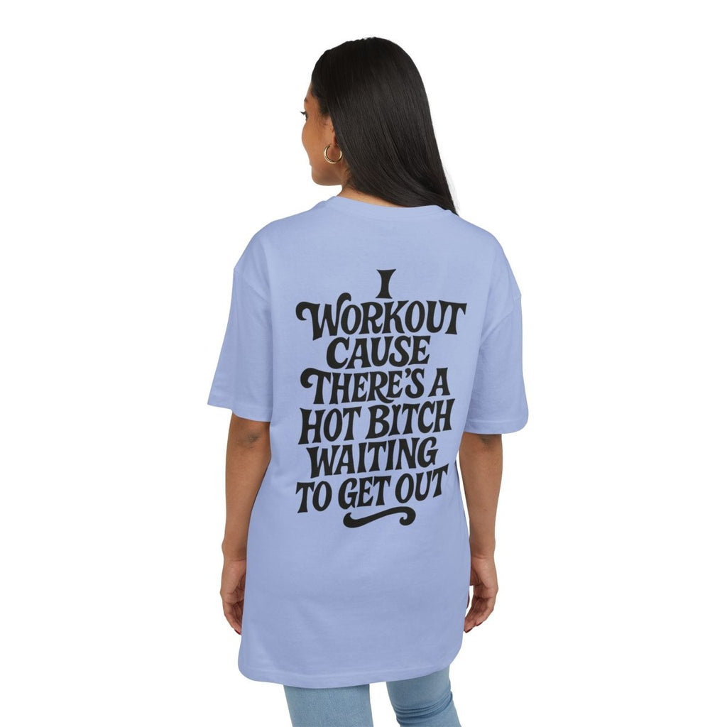 Stylish Oversized Tee with Motivational Quote, Unisex Casual Shirt, Workout Apparel, Trendy Streetwear, Gift for Fitness Lovers - TR3ND COLLECTIVE
