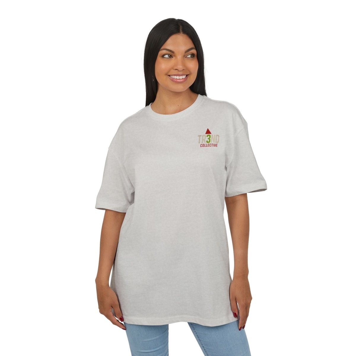Stylish Oversized Tee with Motivational Quote, Unisex Casual Shirt, Workout Apparel, Trendy Streetwear, Gift for Fitness Lovers - TR3ND COLLECTIVE