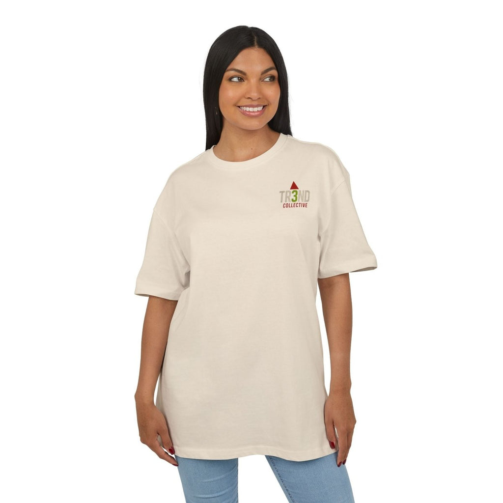 Stylish Oversized Tee with Motivational Quote, Unisex Casual Shirt, Workout Apparel, Trendy Streetwear, Gift for Fitness Lovers - TR3ND COLLECTIVE