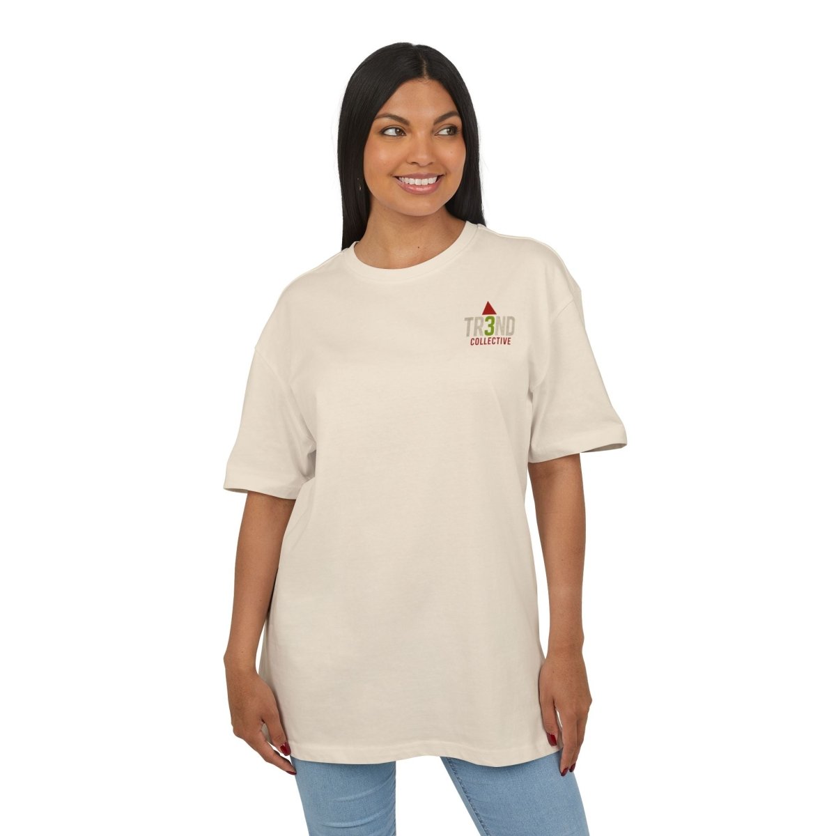 Stylish Oversized Tee with Motivational Quote, Unisex Casual Shirt, Workout Apparel, Trendy Streetwear, Gift for Fitness Lovers - TR3ND COLLECTIVE