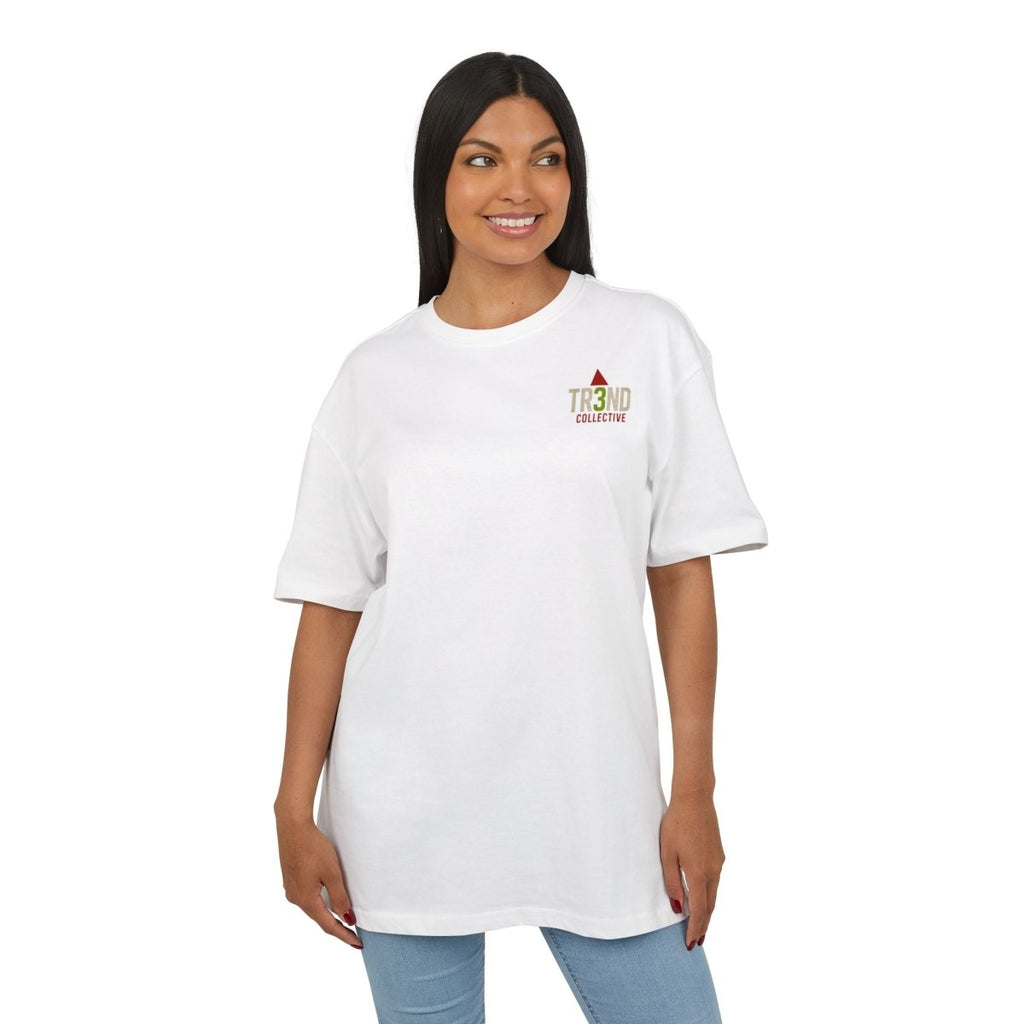 Stylish Oversized Tee with Motivational Quote, Unisex Casual Shirt, Workout Apparel, Trendy Streetwear, Gift for Fitness Lovers - TR3ND COLLECTIVE