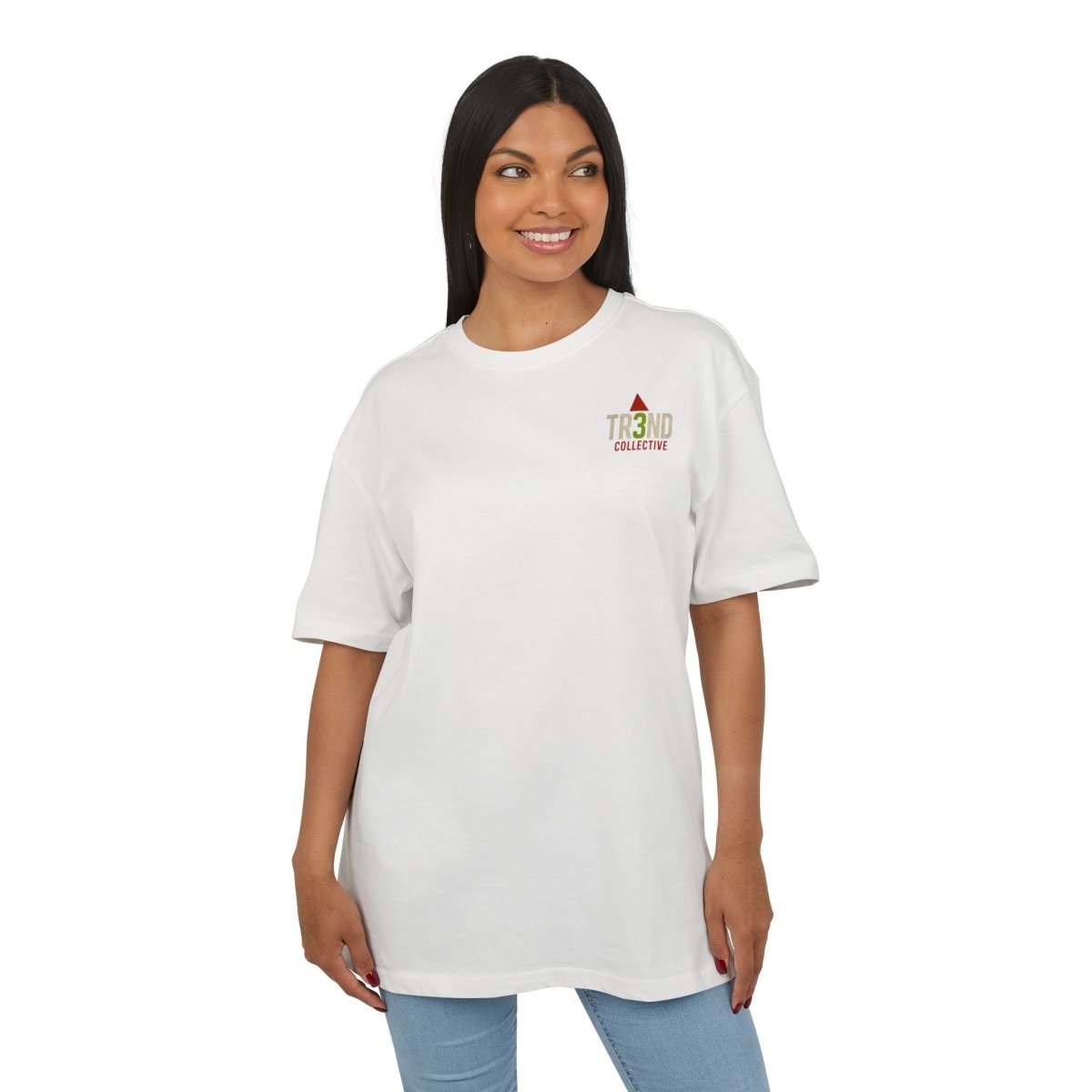 Stylish Oversized Tee with Motivational Quote, Unisex Casual Shirt, Workout Apparel, Trendy Streetwear, Gift for Fitness Lovers - TR3ND COLLECTIVE