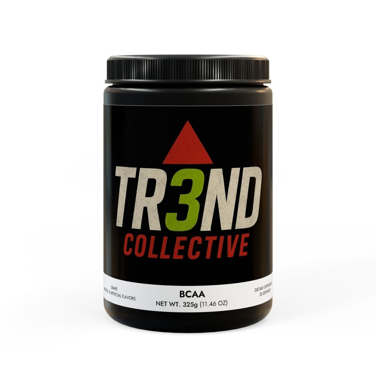 TR3ND BCAA Supplement, Grape (325g, 11.46oz, 50 servings) - TR3ND COLLECTIVE