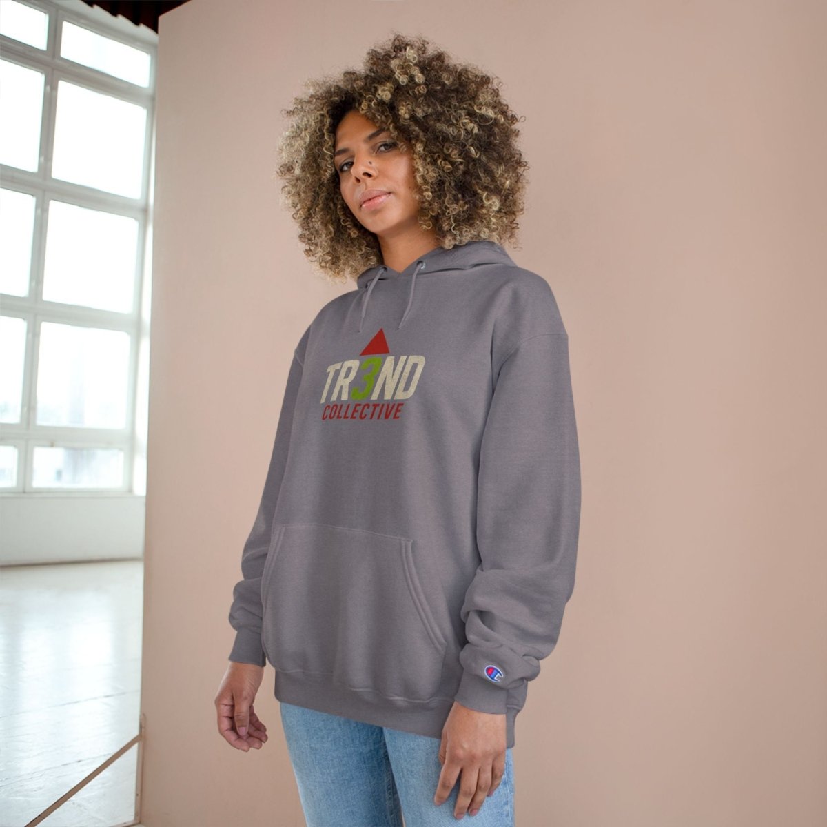TR3ND Champion Fitness Hoodie with logo Design - TR3ND COLLECTIVE