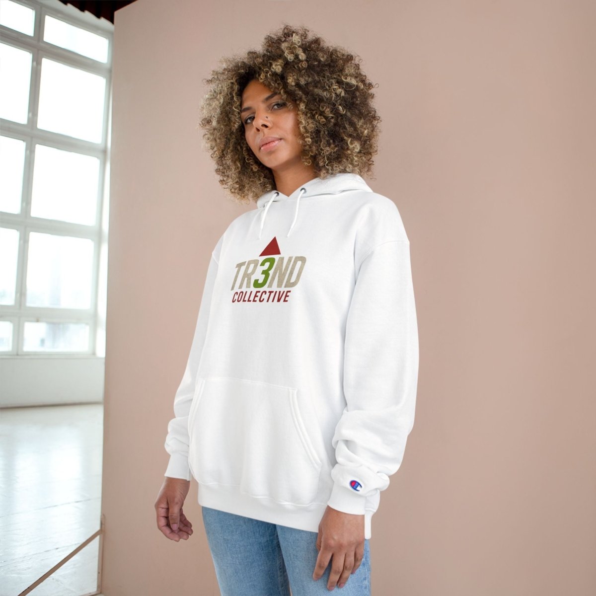 TR3ND Champion Fitness Hoodie with logo Design - TR3ND COLLECTIVE