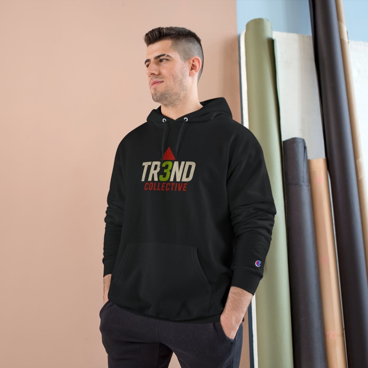TR3ND Champion Fitness Hoodie with logo Design - TR3ND COLLECTIVE