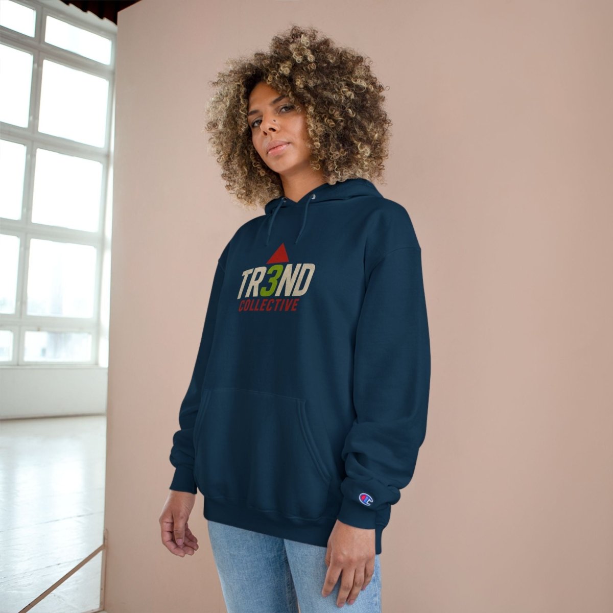 TR3ND Champion Fitness Hoodie with logo Design - TR3ND COLLECTIVE