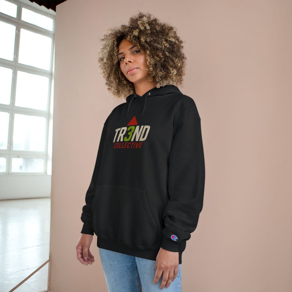 TR3ND Champion Fitness Hoodie with logo Design - TR3ND COLLECTIVE