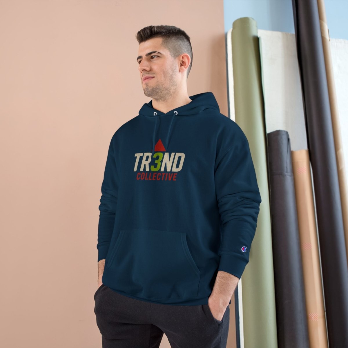 TR3ND Champion Fitness Hoodie with logo Design - TR3ND COLLECTIVE