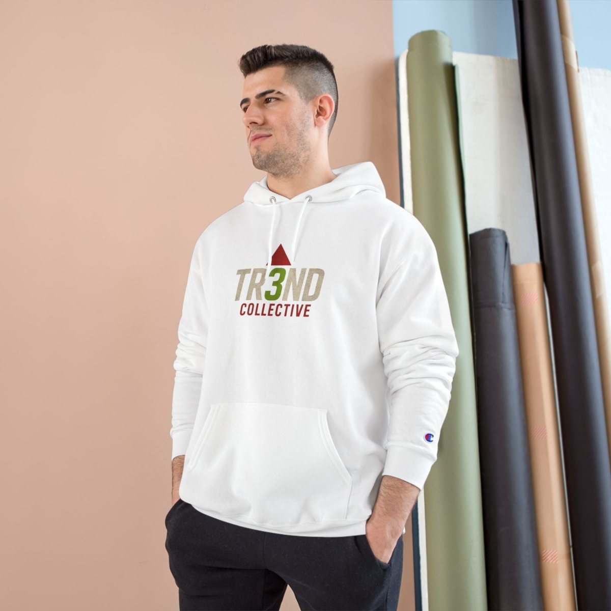 TR3ND Champion Fitness Hoodie with logo Design - TR3ND COLLECTIVE