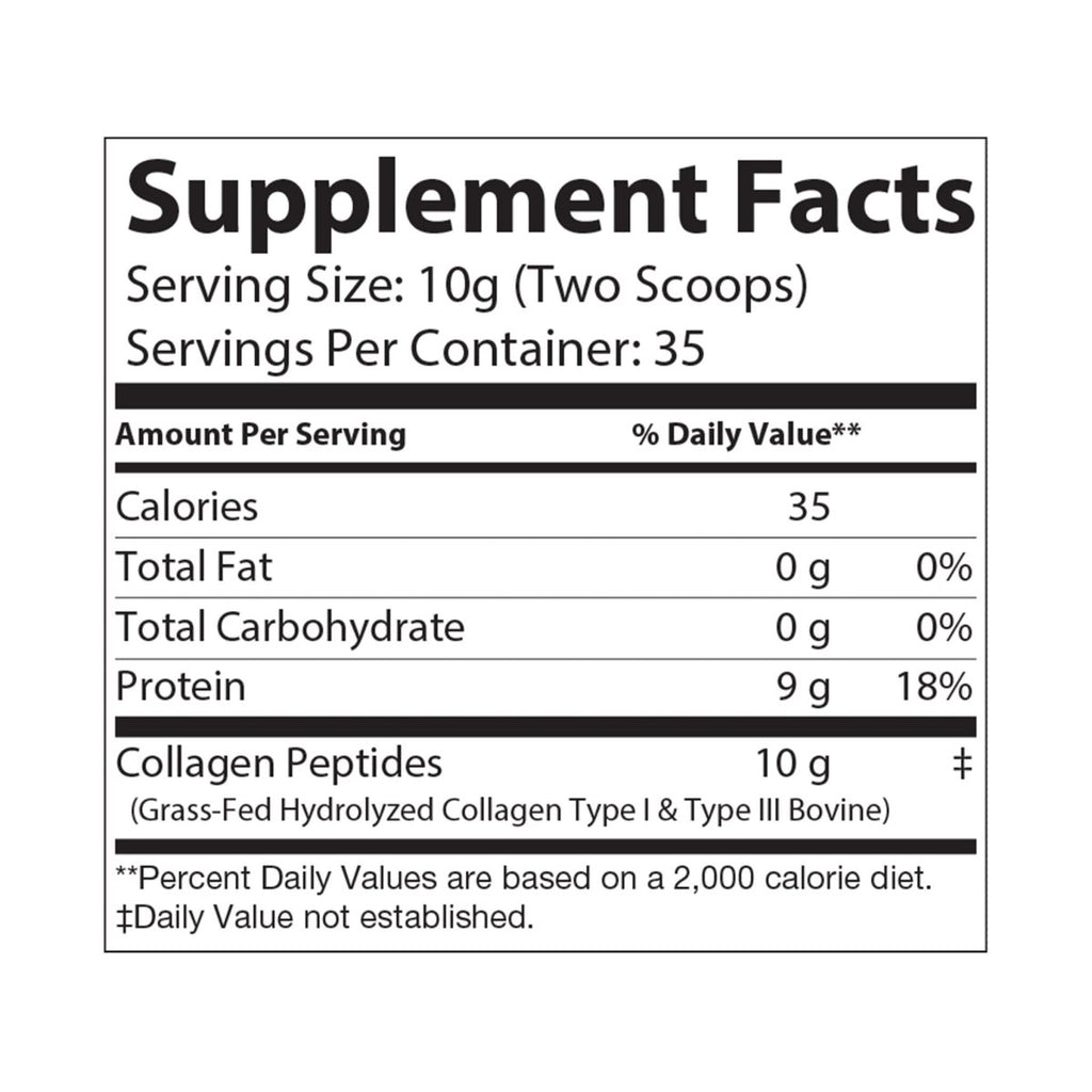 TR3ND Collagen Peptides Type I & III Supplement (350g, 12.3oz) - TR3ND COLLECTIVE