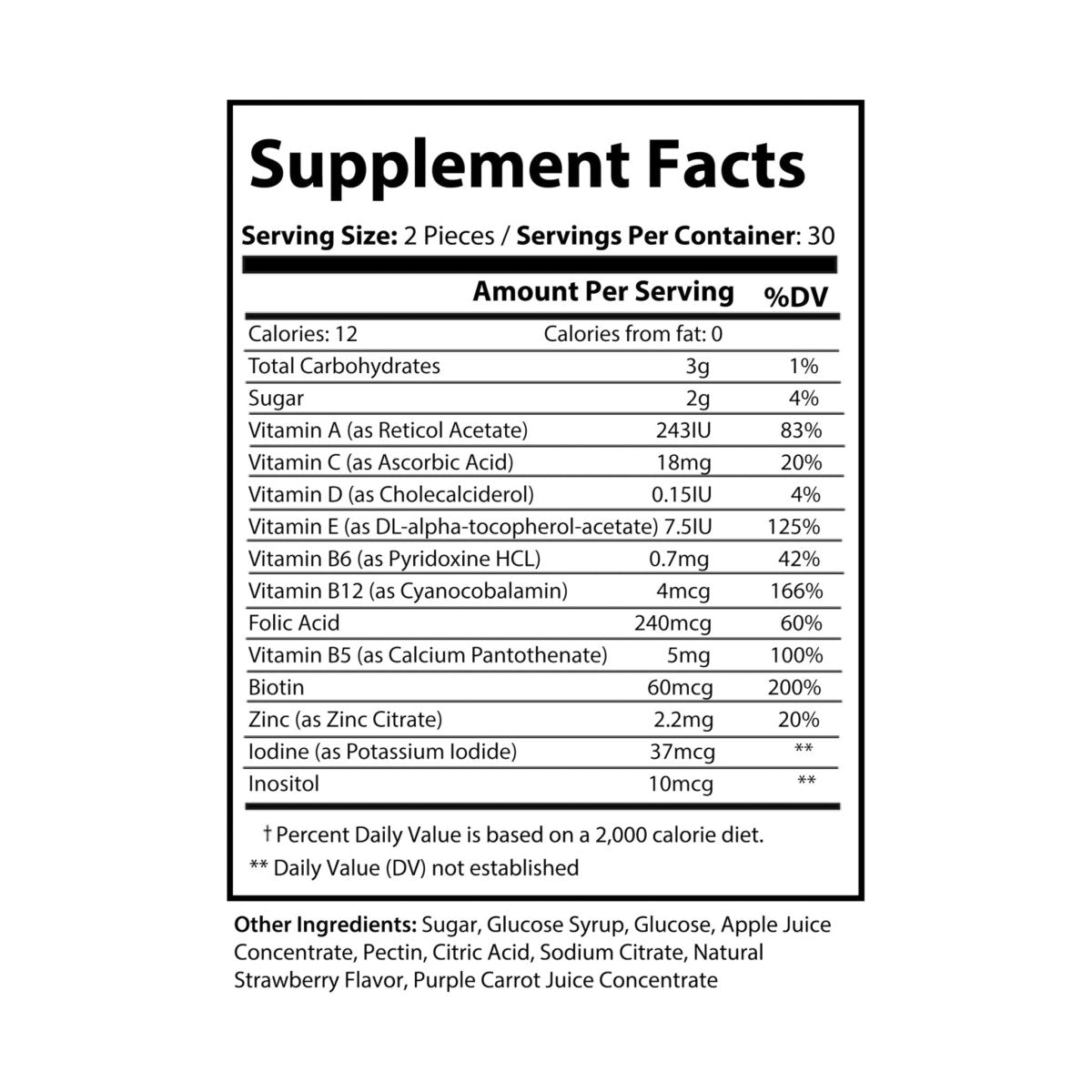 TR3ND Multivitamin Gummies for Adults (60 Gummies) - TR3ND COLLECTIVE