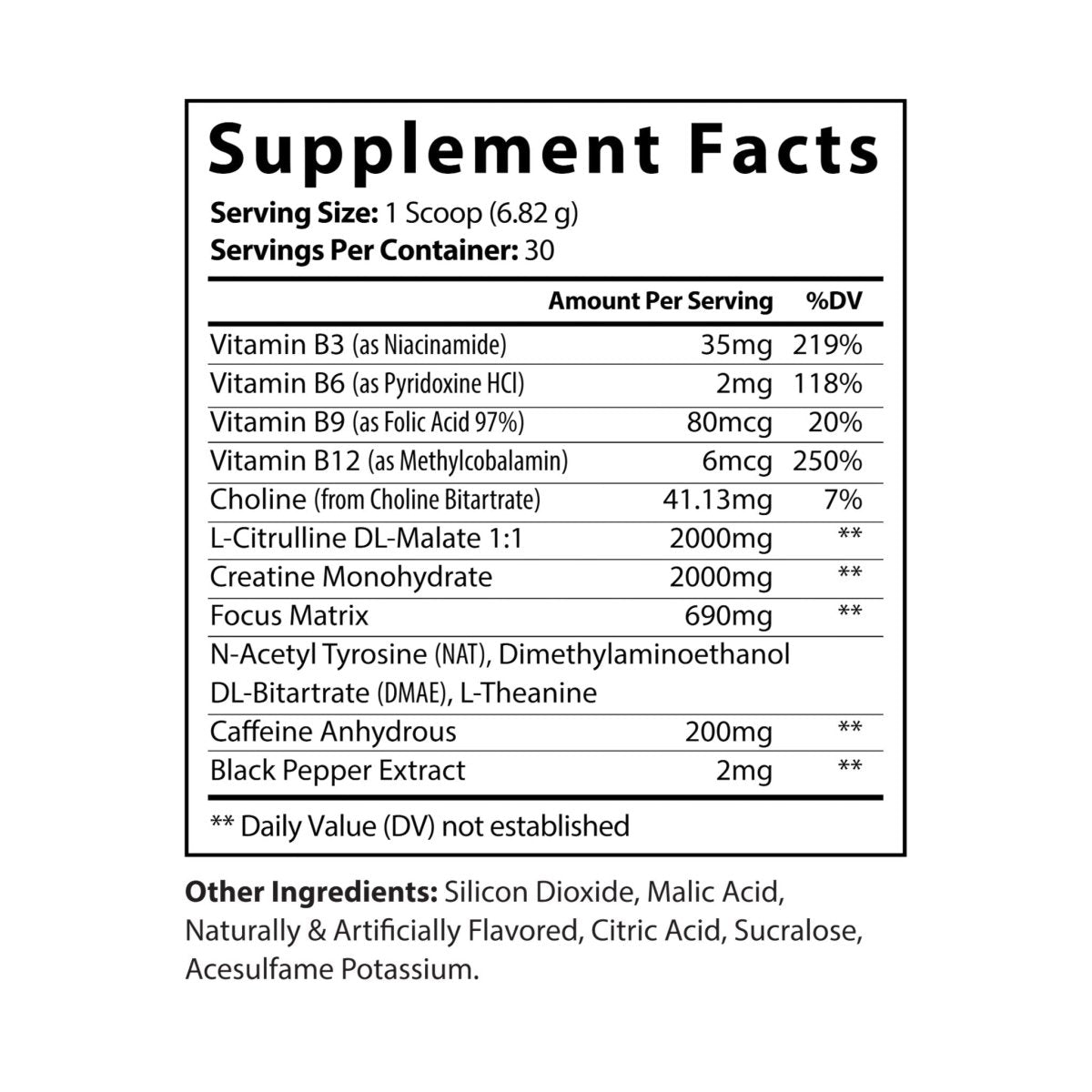 TR3ND Pre - Workout Supplement, Fruit Punch (204g, 7.1oz) - TR3ND COLLECTIVE