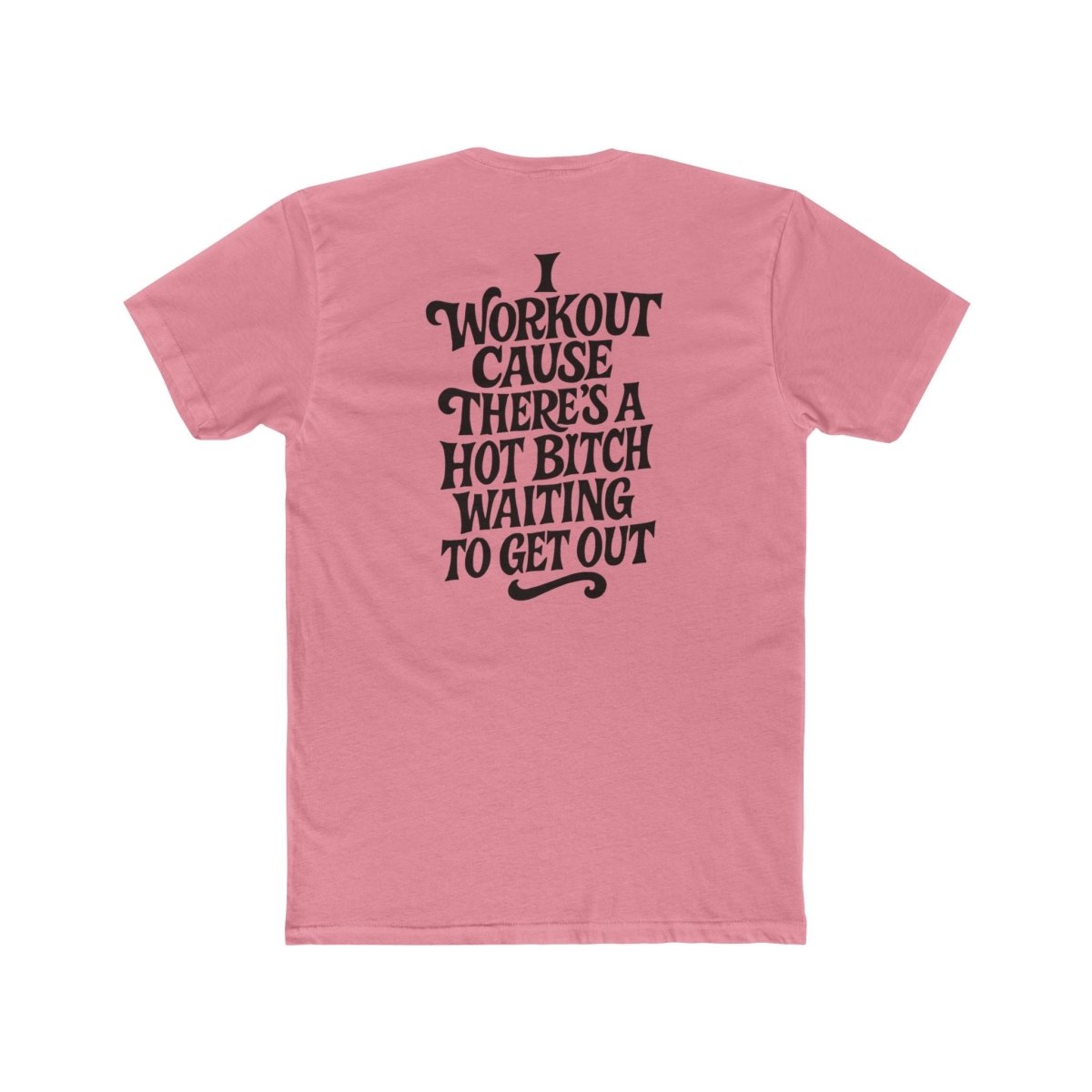 TR3ND Women’s Workout Tee for Gym Lovers, Motivational Fitness Shirt, Unisex Cotton Crew, Casual Wear - TR3ND COLLECTIVE