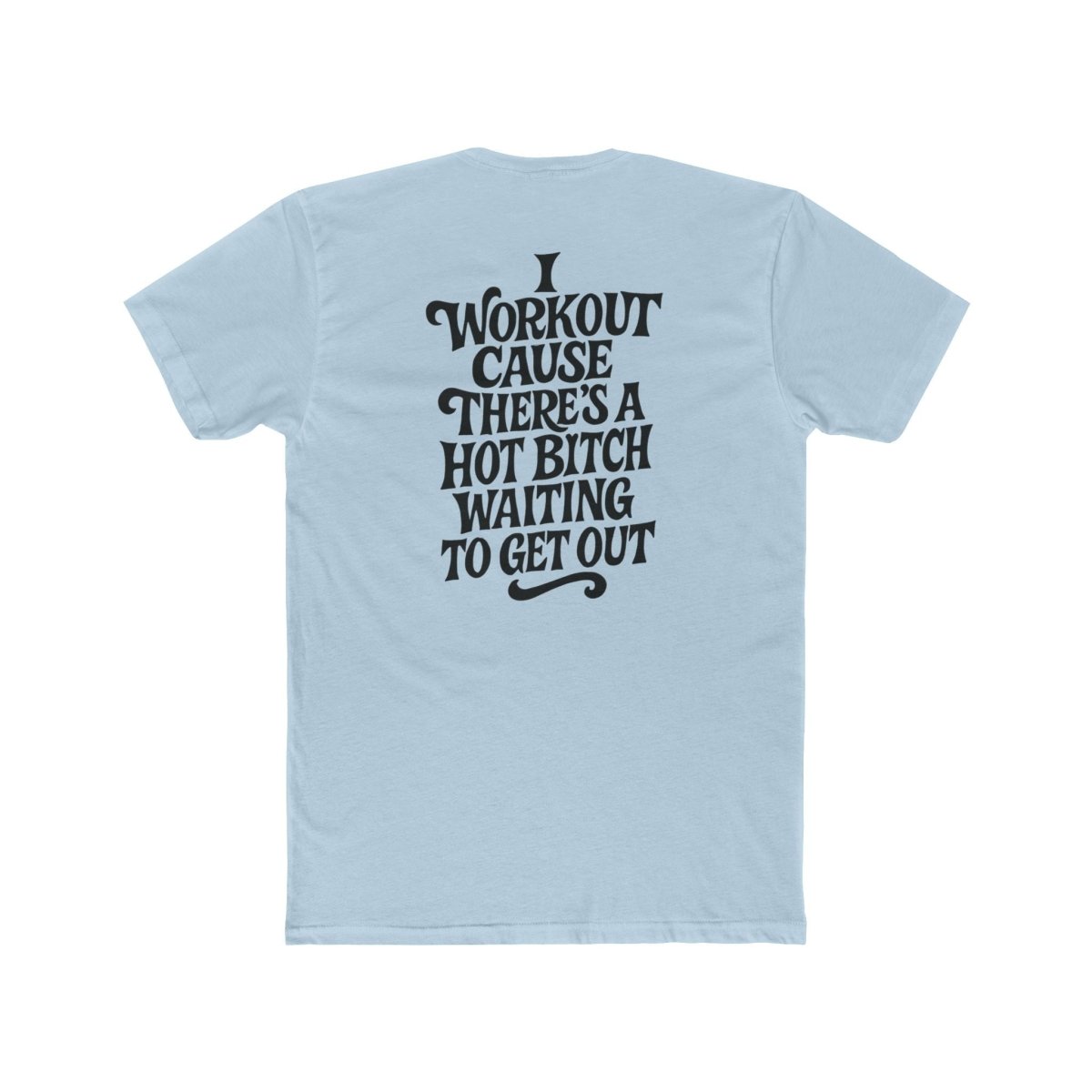TR3ND Women’s Workout Tee for Gym Lovers, Motivational Fitness Shirt, Unisex Cotton Crew, Casual Wear - TR3ND COLLECTIVE