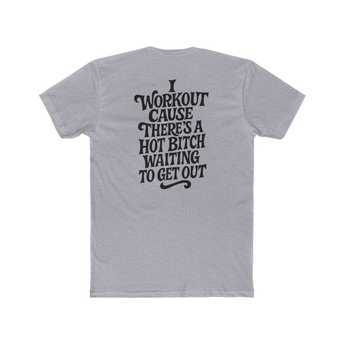TR3ND Women’s Workout Tee for Gym Lovers, Motivational Fitness Shirt, Unisex Cotton Crew, Casual Wear - TR3ND COLLECTIVE