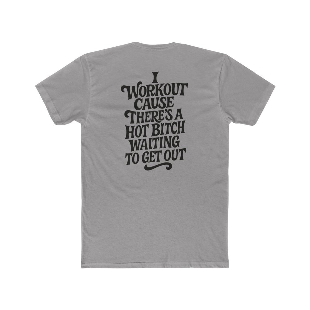TR3ND Women’s Workout Tee for Gym Lovers, Motivational Fitness Shirt, Unisex Cotton Crew, Casual Wear - TR3ND COLLECTIVE