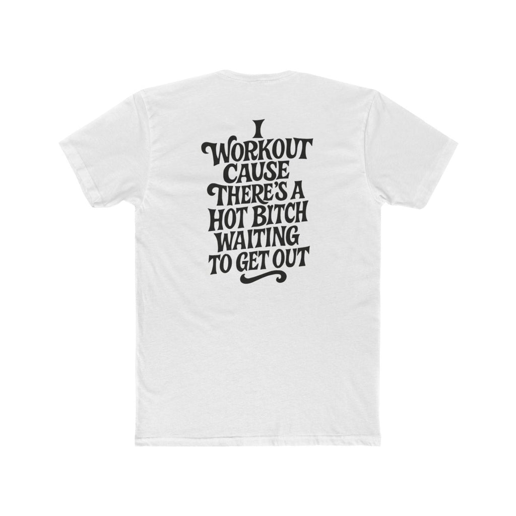 TR3ND Women’s Workout Tee for Gym Lovers, Motivational Fitness Shirt, Unisex Cotton Crew, Casual Wear - TR3ND COLLECTIVE