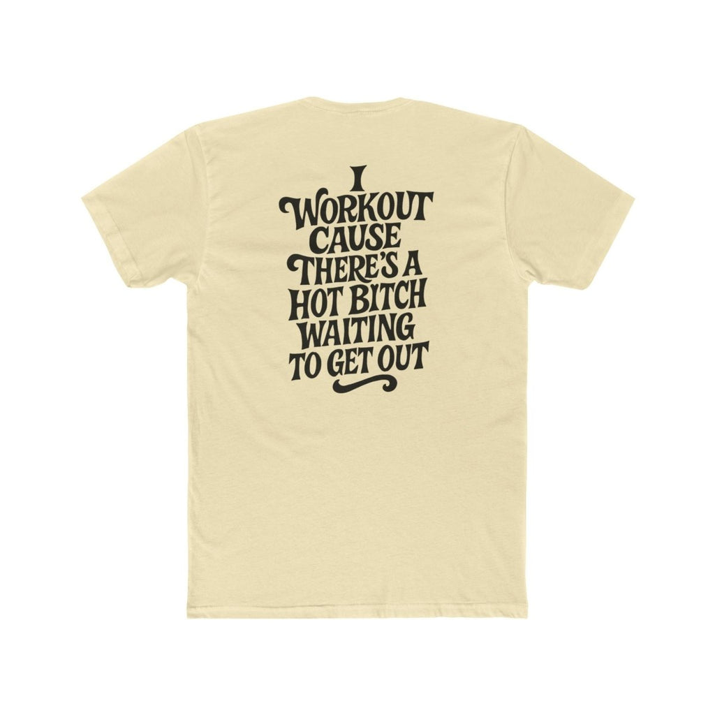 TR3ND Women’s Workout Tee for Gym Lovers, Motivational Fitness Shirt, Unisex Cotton Crew, Casual Wear - TR3ND COLLECTIVE