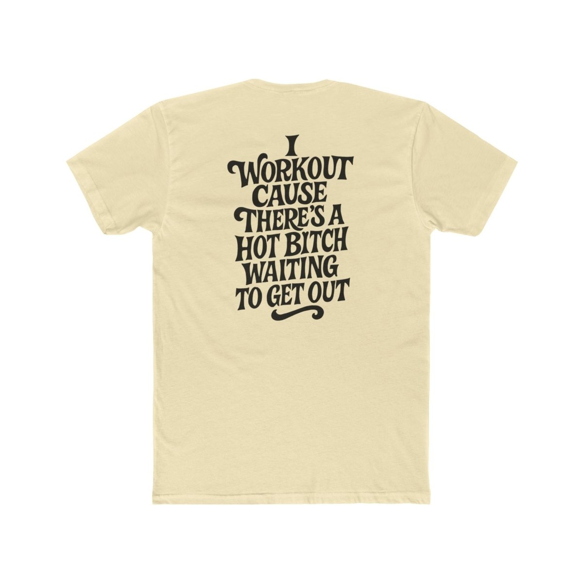 TR3ND Women’s Workout Tee for Gym Lovers, Motivational Fitness Shirt, Unisex Cotton Crew, Casual Wear - TR3ND COLLECTIVE