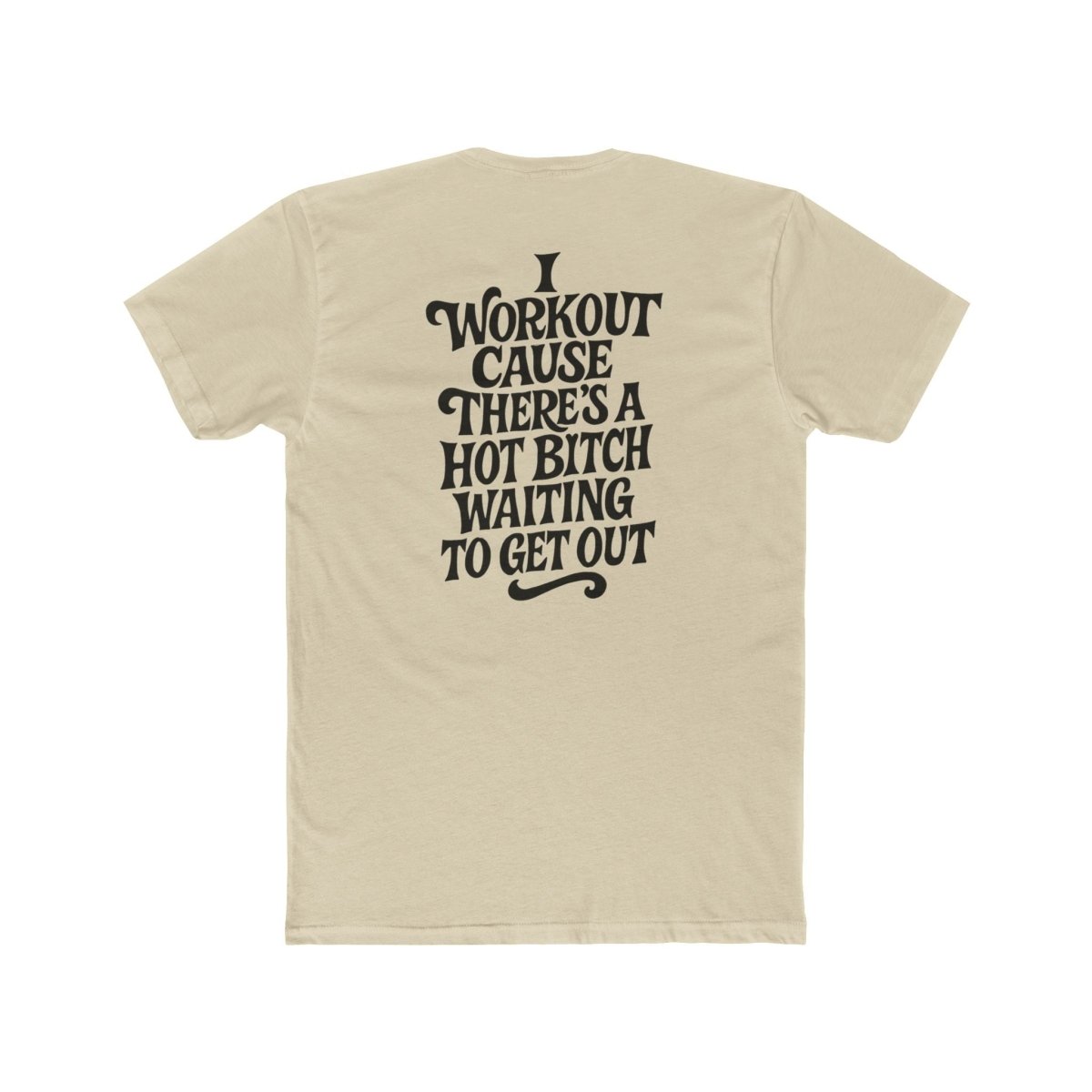 TR3ND Women’s Workout Tee for Gym Lovers, Motivational Fitness Shirt, Unisex Cotton Crew, Casual Wear - TR3ND COLLECTIVE