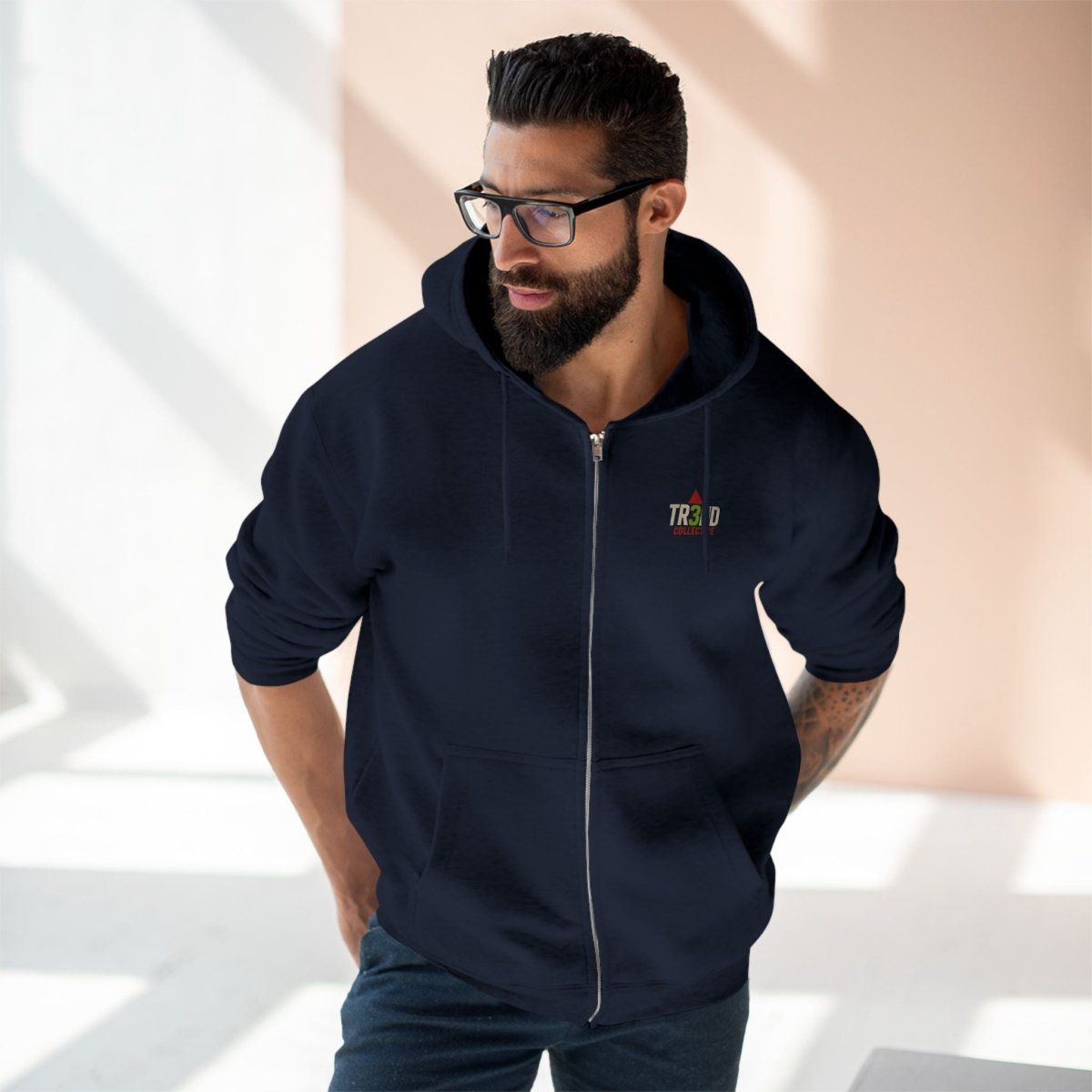 Zip Hoodie TR3ND Fitness Gym Athleisure Hoodie - TR3ND COLLECTIVE