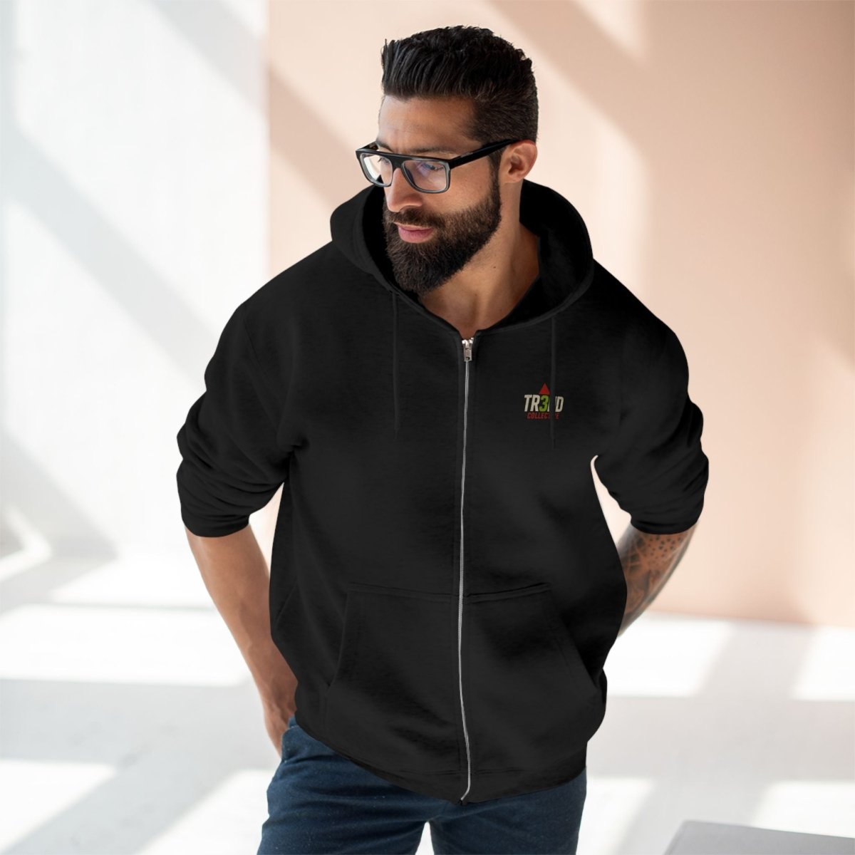 Zip Hoodie TR3ND Fitness Gym Athleisure Hoodie - TR3ND COLLECTIVE
